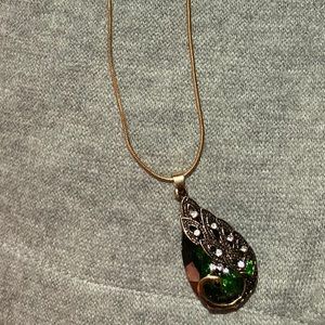 Vintage Peacock Jewelry Set